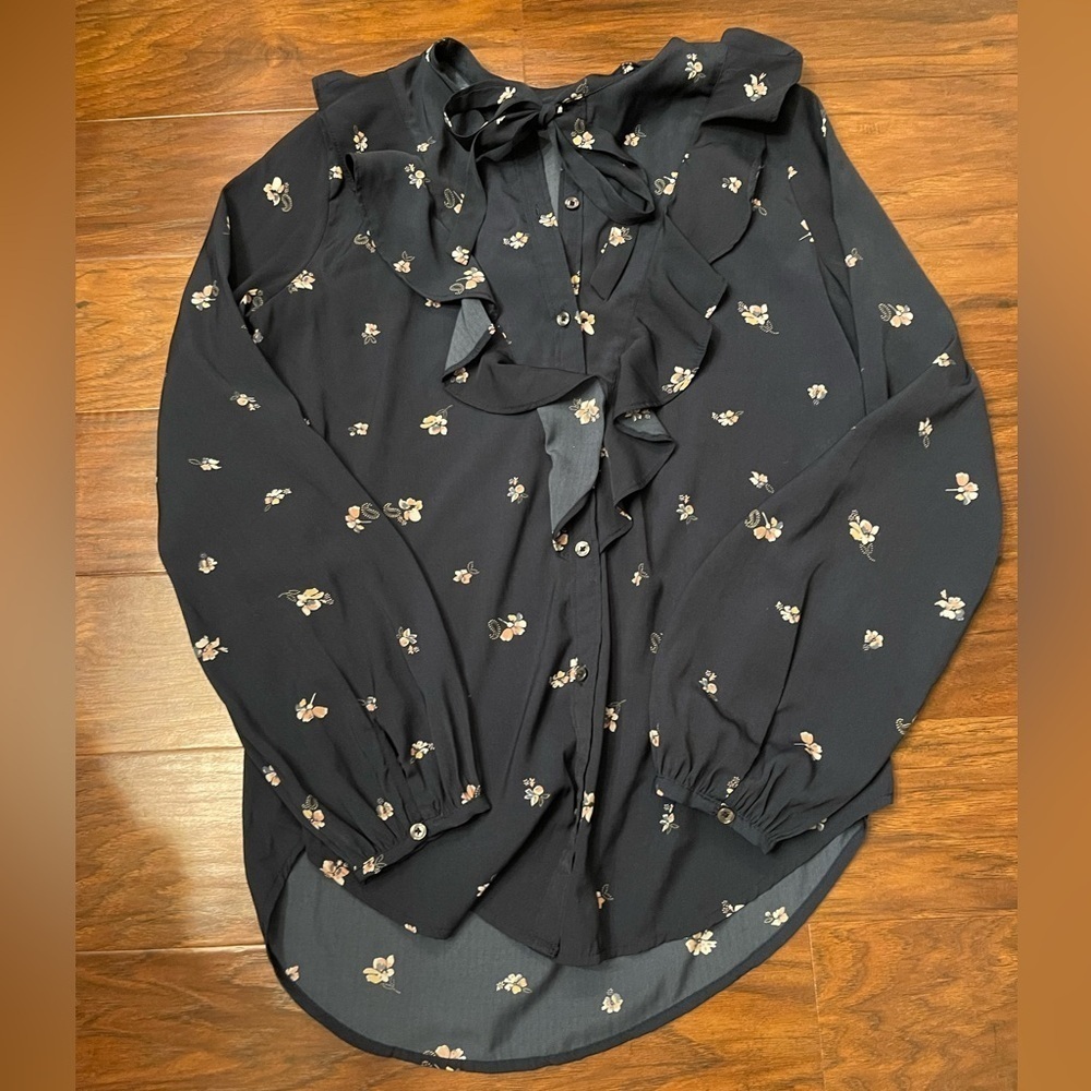 Abercrombie Cottage Core Button Blouse Size M